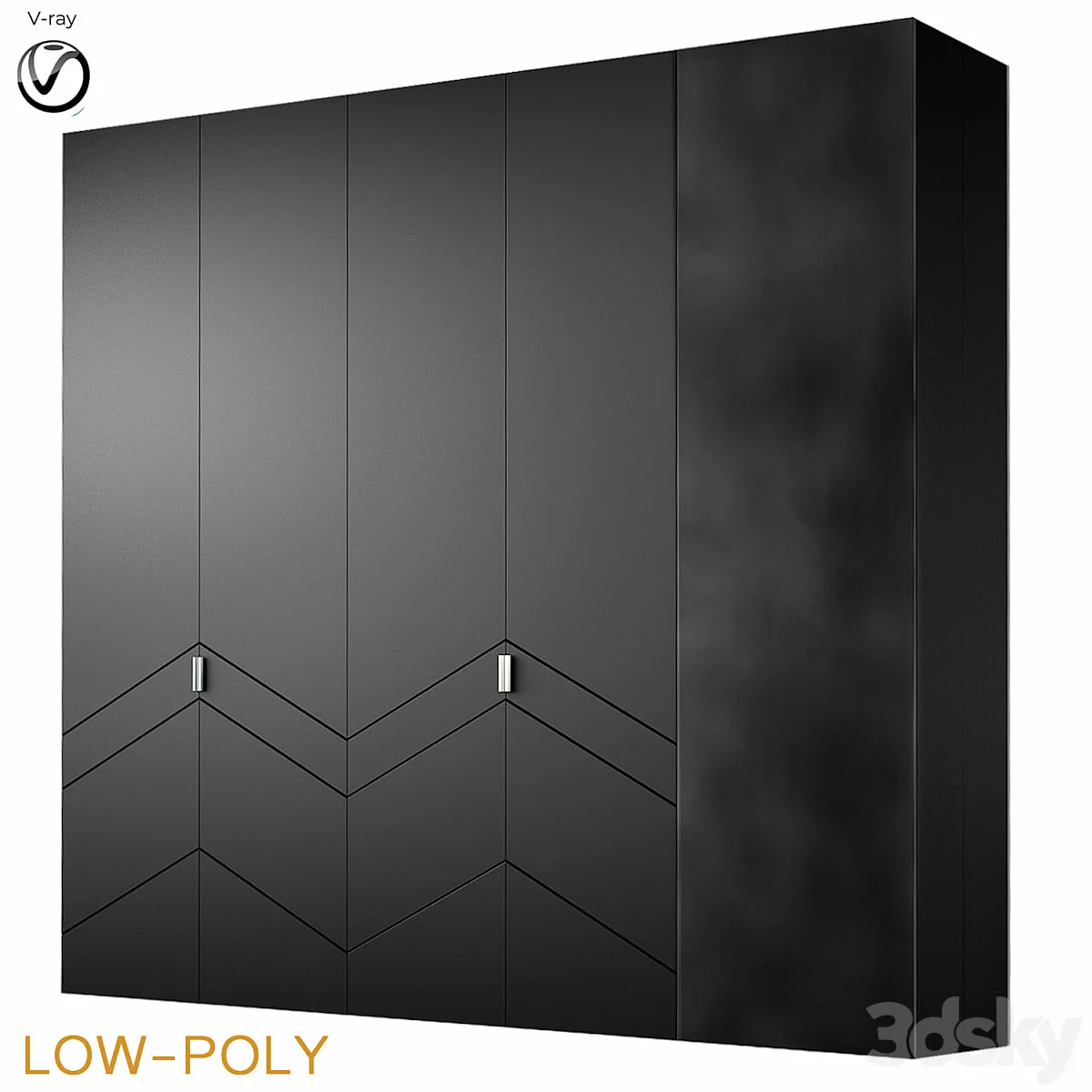 Archemy designs wardrobe (low poly)